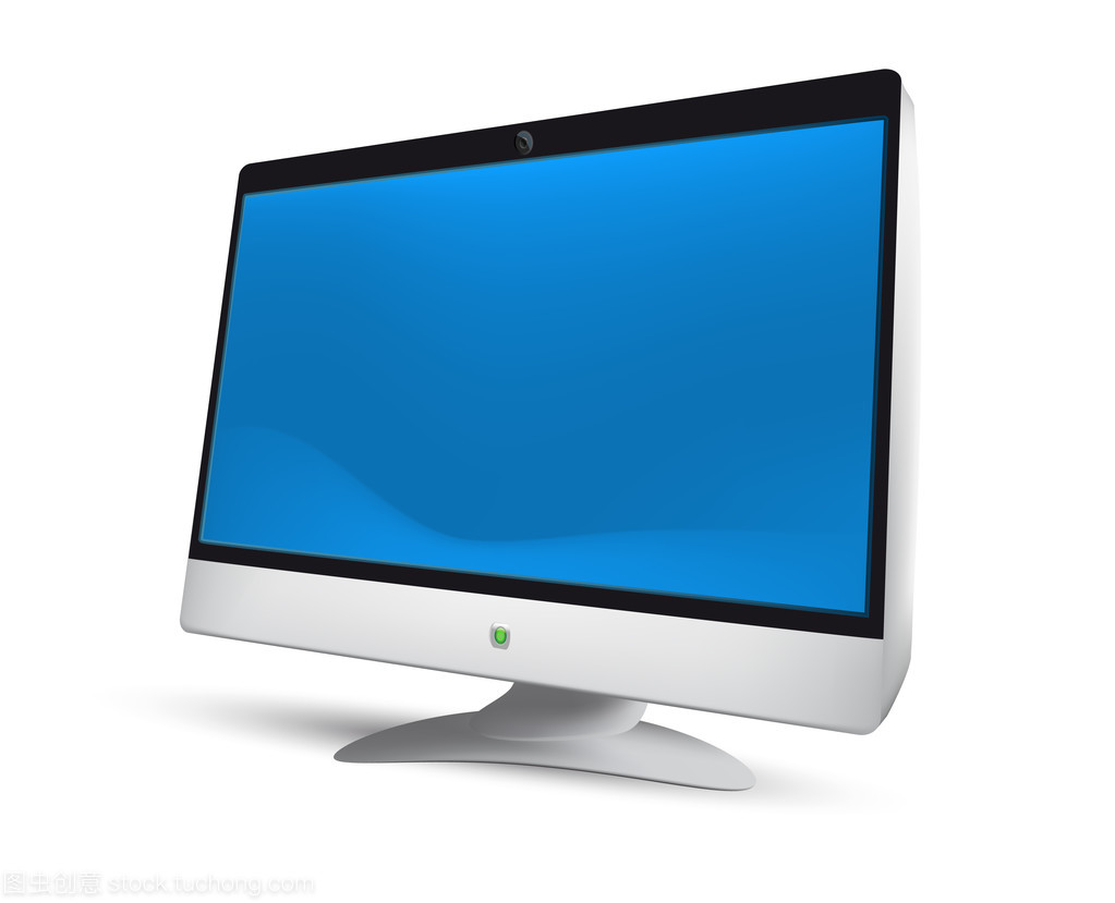 液晶顯示器的矢量插畫藝術 EPS8格式的視覺呈現